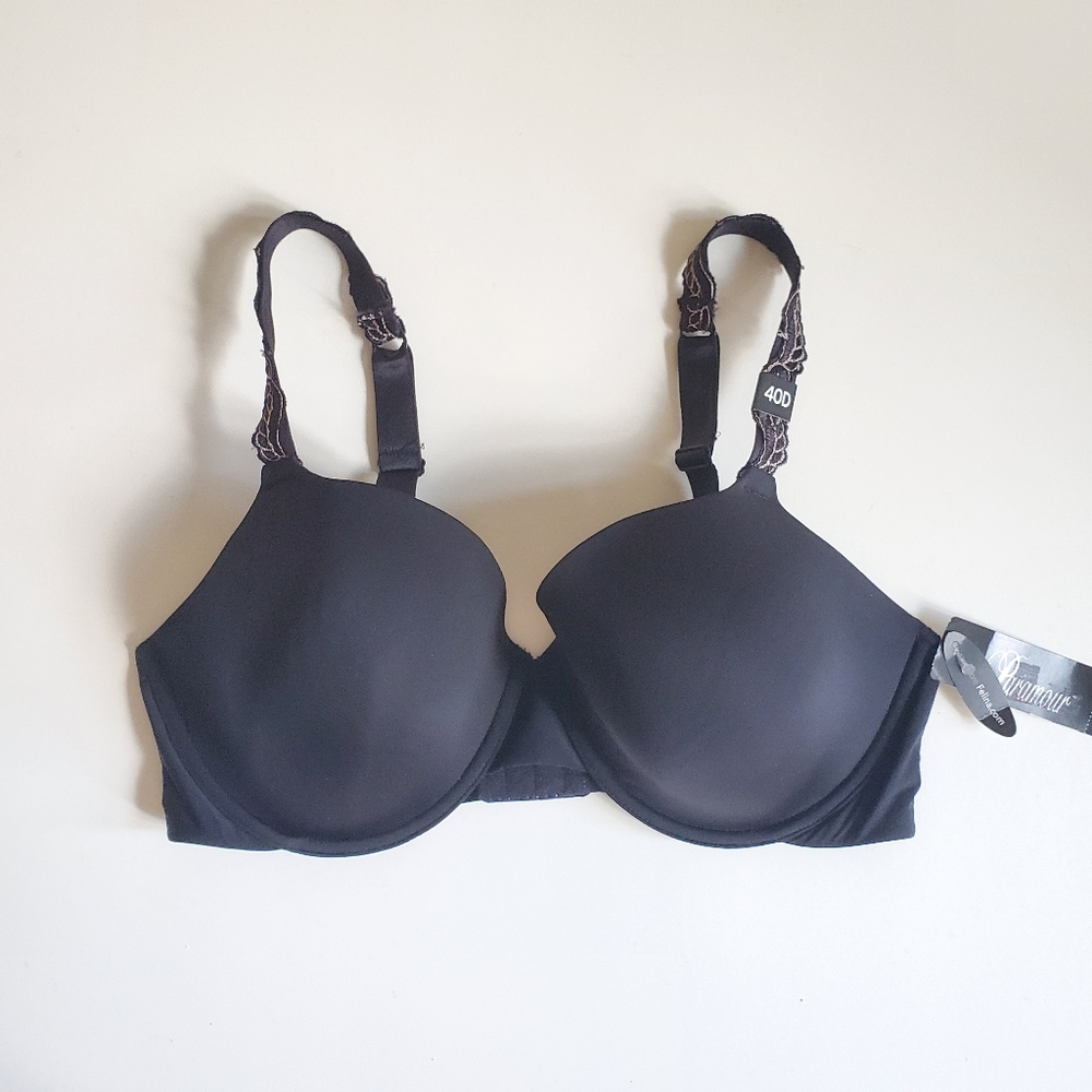 PARAMOUR by Felina Diamond Unlined Black Bra